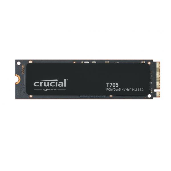 SSD da gioco interno - CRUCIAL - SSD T705 1TB PCIe Gen5 NVMe M.2 (2024) - Compatibilità con le versioni precedenti PCIe 3.0 e 4.0 - CT1000T705SSD3