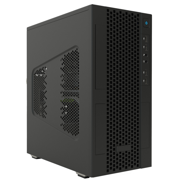 CASE ITEK MICRO ATX "SMALLCOM-P" MINI TOWER 2*USB2, 2*USB3, Type-C, No Alim. Mesh - ITOCSCP122