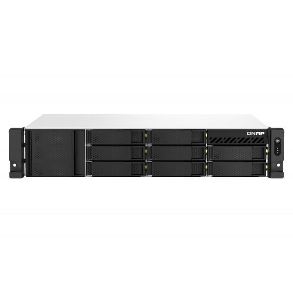 NAS RACK 2U QNAP TS-873AeU-4G 8HD 3,5"/2,5" NOHDD 2x2.5 GBE 2xUSB-C 2xUSB-A 4GB DDR4 4C AMD Ryzen V1000 V1500B 250w