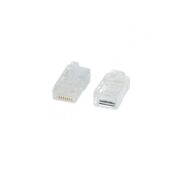 PLUG RJ45 UTP PER RETE CAT.5E TRANS CONF. 10PCS ADJ