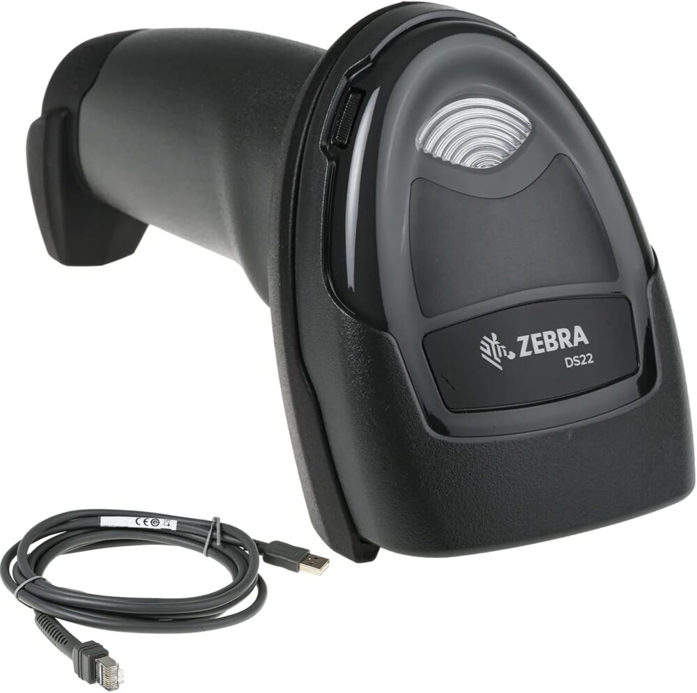 LETTORE BARCODE ZEBRA DS2208 2D USB KIT CON CAVO