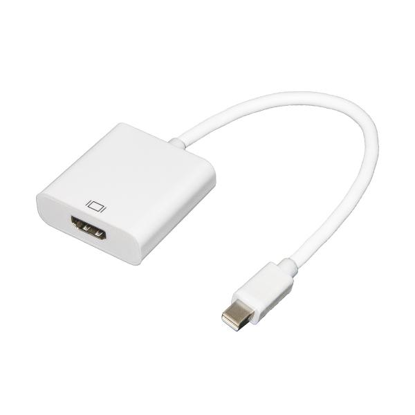ADATTATORE MINI DISPLAYPORT-HDMI M/F CON CAVO 0,15CM BIANCO