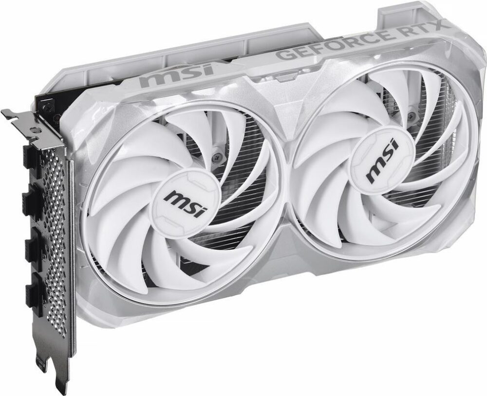 MSI GeForce RTX 4060 VENTUS 2X WHITE 8G OC - GeForce RTX 4060 - 8 GB - GDDR6 - 128 Bit - 7680 x 4320 Pixel - PCI Express 4.0 (RTX 4060 VENTUS 2X WHITE 8GB OC)