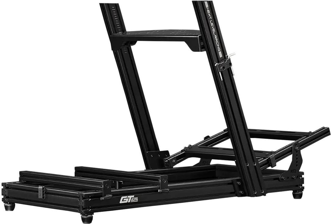 Next Level Racing GT Lite Wheel Plate Edition - Cockpit-Rahmen für Rennsimulator - Aluminium, Kohlenstoffstahl (NLR-E028)