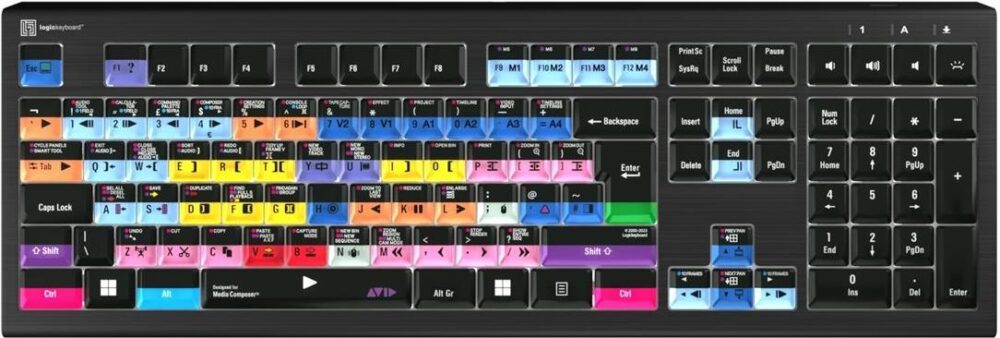 Logickeyboard Avid Media Composer Astra 2 Pro UK PC (LKB-MCOMP-A2PC-UK)