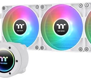 Thermaltake TH360 ARGB Sync V2 - Snow Edition - Prozessor-Luftkühler - (für: LGA1156, AM2, AM2+, AM3, LGA1155, AM3+, LGA2011, LGA1150, LGA1151, AM4, LGA2066, LGA1200, LGA1700, AM5) - Kupfer - 120 mm - snow (CL-W365-PL12SW-A)
