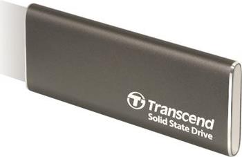 Transcend ESD265C - SSD - 2TB - extern (tragbar) (USB-C Steckverbinder) - 256-Bit-AES - Iron Gray (TS2TESD265C)