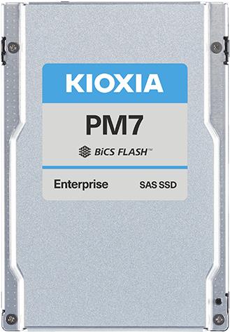 KIOXIA PM7-R Series KPM7VRUG3T84 - SSD - Enterprise, Read Intensive - verschlüsselt - 3840GB - intern - 2,5" (6,4 cm) - SAS 24Gb/s - Self-Encrypting Drive (SED) (KPM7VRUG3T84)
