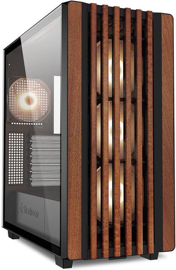 Sharkoon REBEL C70G RGB - Full Tower - PC - Schwarz - Holz - ATX - micro ATX - Mini-ITX - Metall - Gehärtetes Glas - Multi (4044951040193)