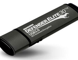 Kanguru Defender Elite30 64GB. Kapazität: 64 GB, Geräteschnittstelle: USB Typ-A, USB-Version: 3.2 Gen 1 (3.1 Gen 1), Lesegeschwindigkeit: 140 MB/s, Schreibgeschwindigkeit: 40 MB/s. Formfaktor: Kappe. Passwortschutz. Gewicht: 14 g. Produktfarbe: Schwarz (KDFE30-64G)