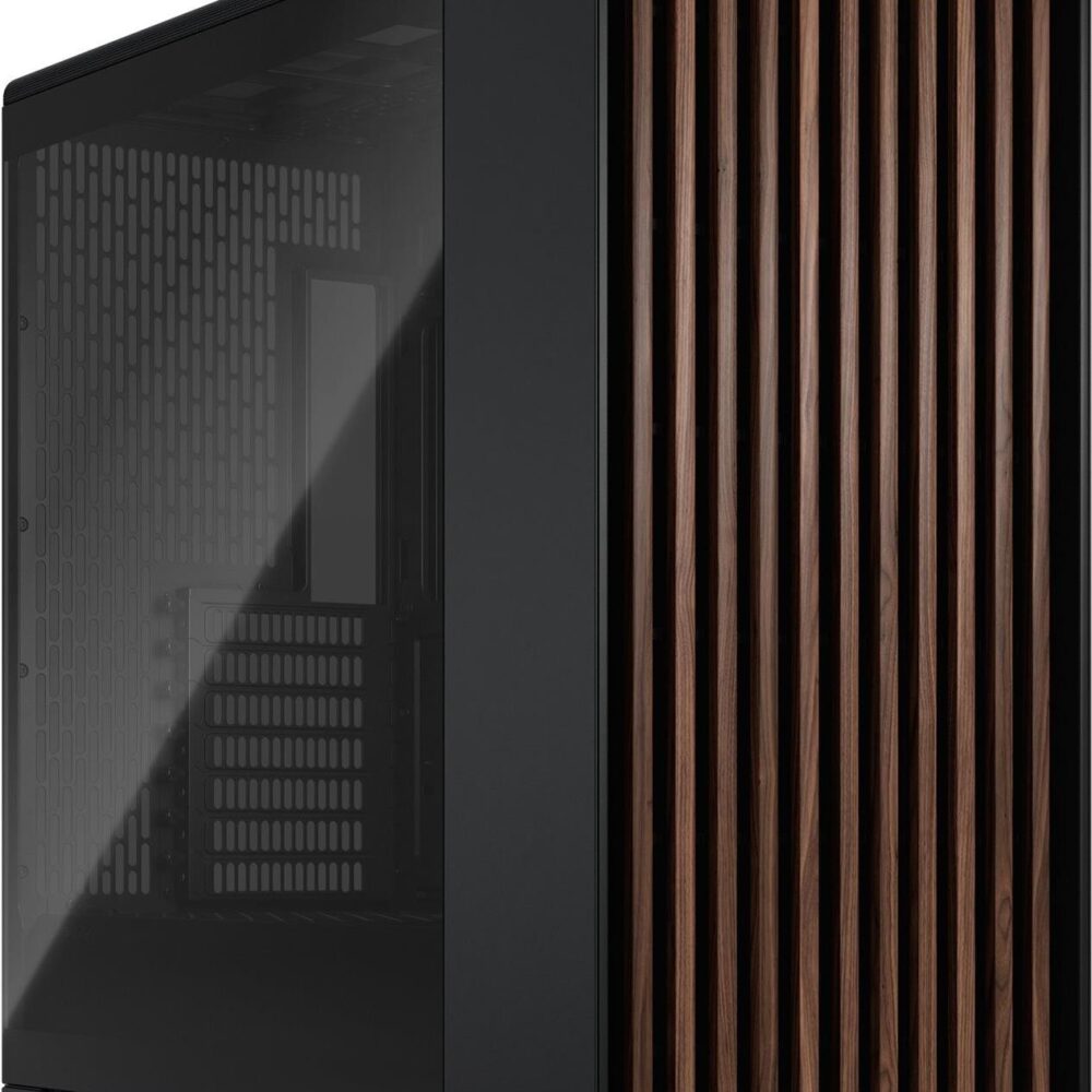 Fractal Design North XL - Tower - E-ATX - Seitenteil mit Fenster (gehärtetes Glas) - keine Spannungsversorgung (ATX) - Charcoal Black - USB/Audio/Mic (FD-C-NOR1X-02)