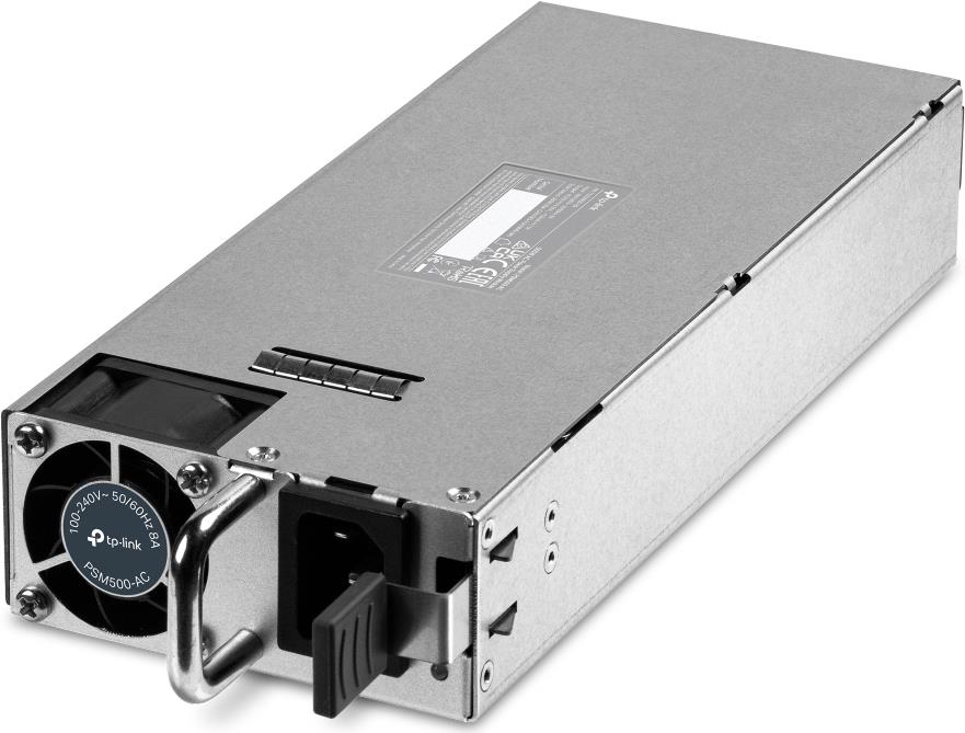 TP-Link PSM500-AC V1 - Stromversorgung Hot-Plug (Plug-In-Modul) - Wechselstrom 100-240 V - 500 Watt - für P/N: SG6428XHP V1, SG6654XHP V1 (PSM500-AC)
