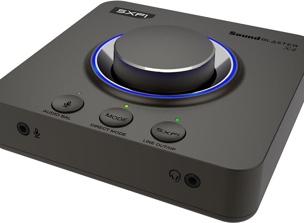 Creative Sound Blaster X4 - Soundkarte - 24-Bit - 192 kHz - 114 dB S/N - Stereo - USB-C (70SB181500000)