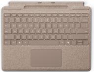 Microsoft Surface Pro Keyboard - Tastatur - mit Trackpad, Beschleunigungsmesser, Surface Slim Pen 2 Ablage- und Ladeschale - QWERTZ - Deutsch/Österreichisch - Dune - für Surface Pro 10, Pro 11, Pro 8, Pro 9, Pro Copilot+ PC, Pro Copilot+ PC for Business (8XA-00149)