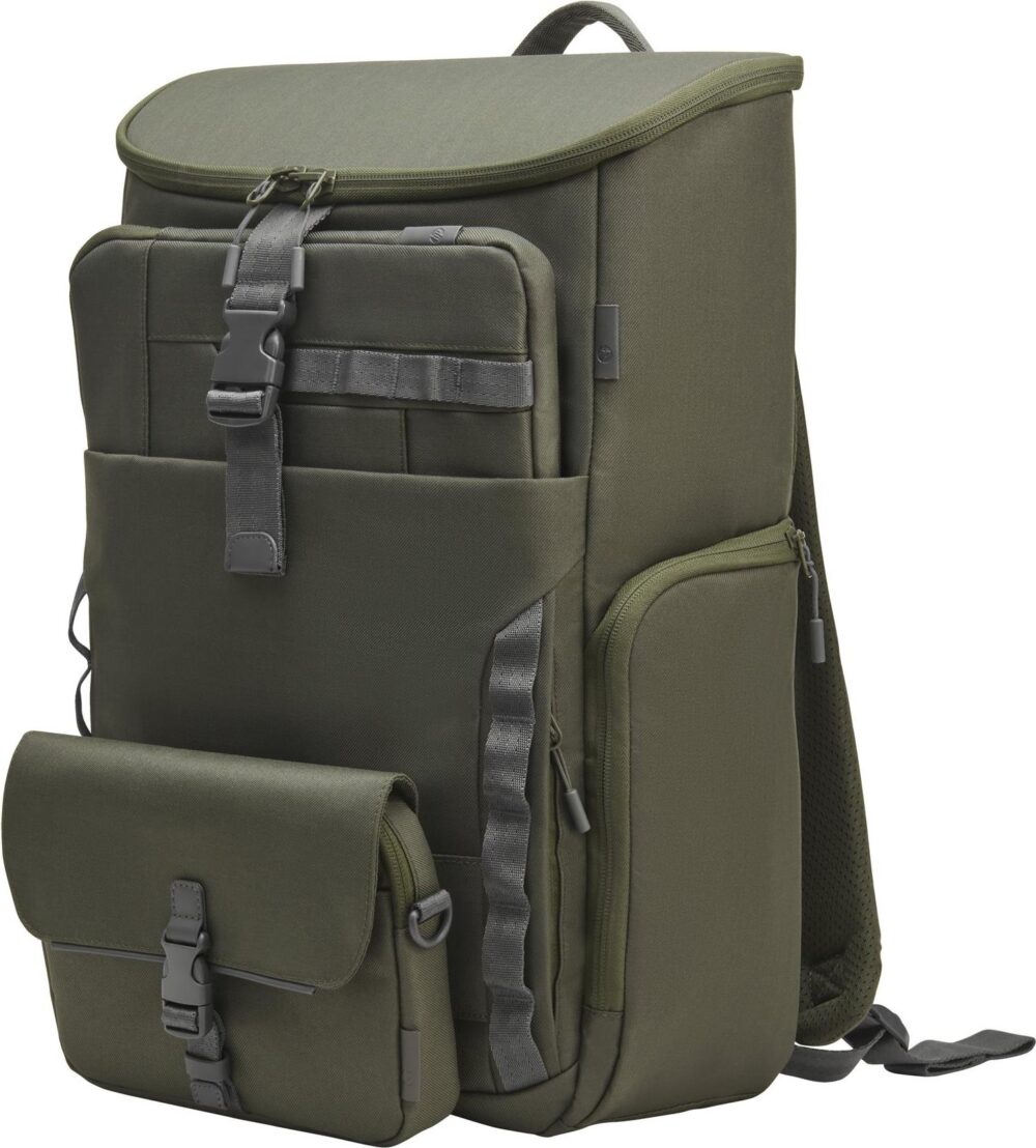 HP - Notebook-Tasche - modular - 39,6 cm (15,6") - Grau, grün (9J4C1AA)