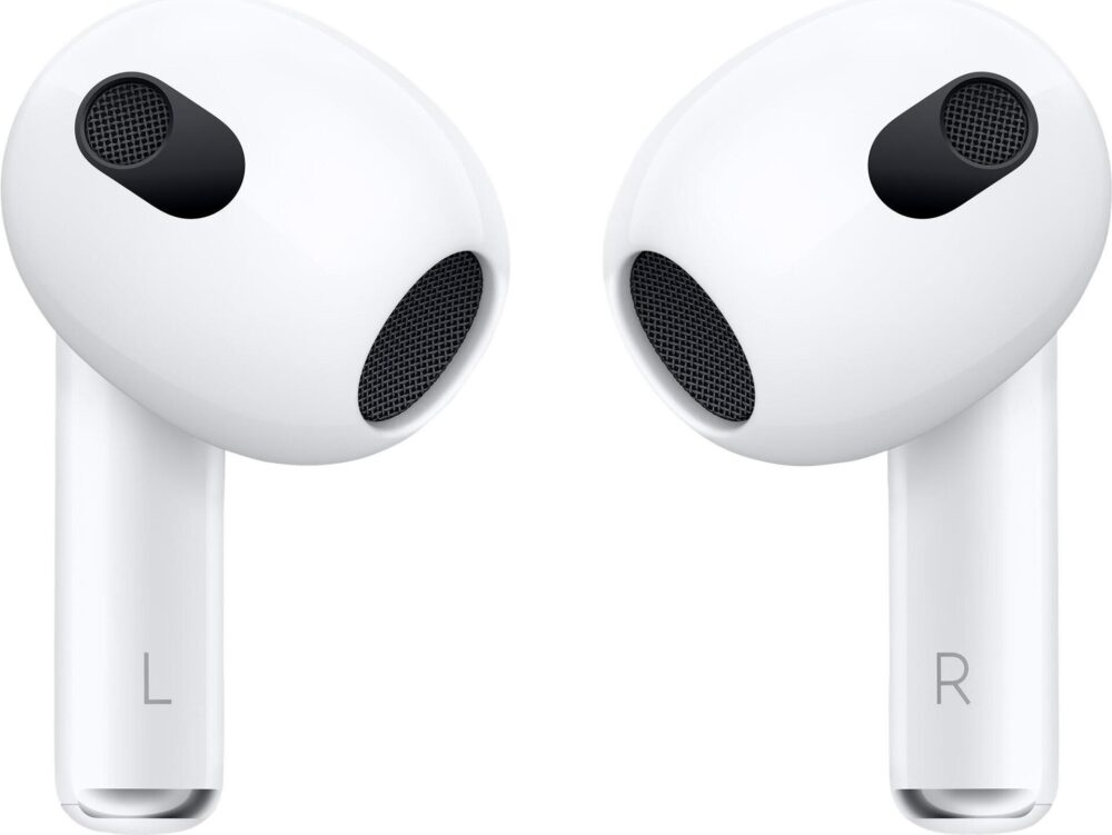 Apple AirPods with Lightning Charging Case - 3. Generation - True Wireless-Kopfhörer mit Mikrofon - Ohrstöpsel - Bluetooth - weiß (MPNY3LL/A)