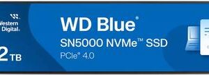 WD Blue SN5000 WDS200T4B0E - SSD - 2 TB - intern - M.2 2280 - PCIe 4.0 x4 (NVMe) (WDS200T4B0E)