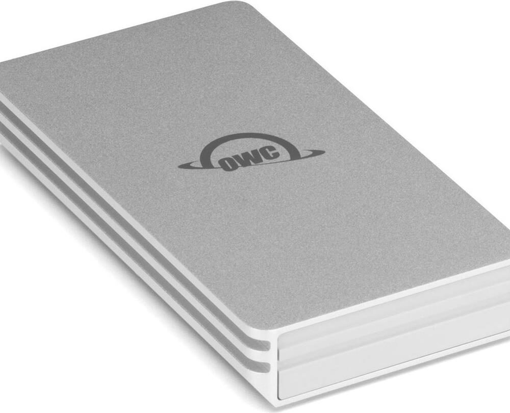 Other World Computing OWC Envoy Aura Pro IV - SSD - 2TB - extern (tragbar) - M.2 2242 - USB 3,2 Gen 2 (USB-C Steckverbinder) - Silber (OWCENVS02)