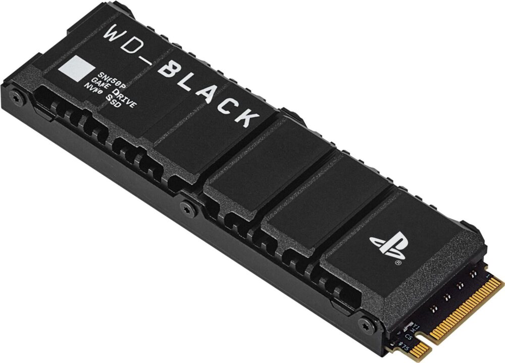 WD Black SN850P WDBBYV0080BNC-WRSN - Für PlayStation 5 - SSD - 8TB - intern - M.2 2280 - PCIe 4,0 x4 (NVMe) - integrierter Kühlkörper (WDBBYV0080BNC-WRSN)