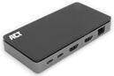 ACT USB-C 4K MST docking station for 2 HDMImonitors Ethernet 3x USB-A PD - Kabel - Digital/Daten (AC7093)