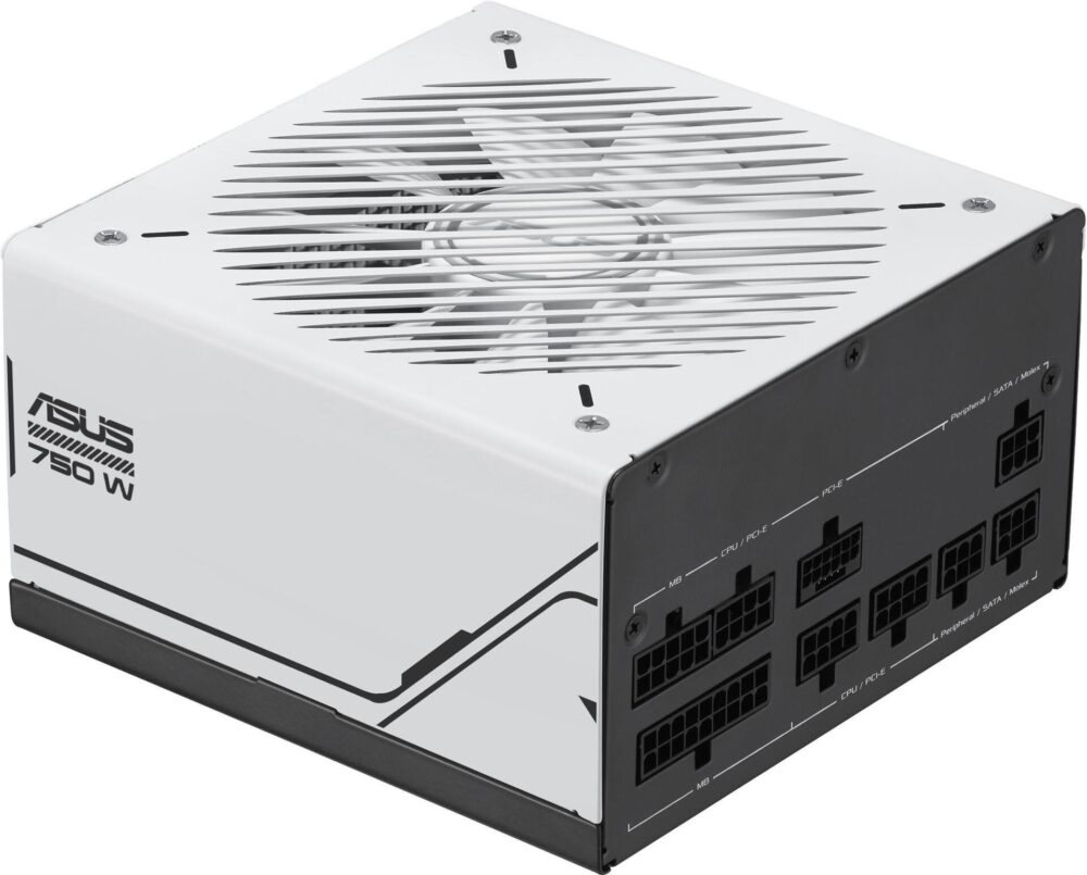 ASUS PRIME - Netzteil (intern) - ATX12V 3,0 - EPS12V - 80 PLUS Gold - Wechselstrom 100-240 V - 750 Watt - aktive PFC - Schwarz, weiß (90YE00U1-B0NA00)