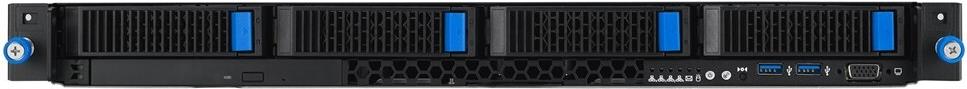 ASUS Rack 1U RS300-E12-RS4/350W Intel C262 LGA1700 95W 4xDDR5 4400/4000/3600 4x3,5"/2,5" 4*SATA/SAS/NVMe 2x Intel I210AT 1x Management Port, 1+1 450W 80 PLUS Platinum (90SF03A1-M00070)