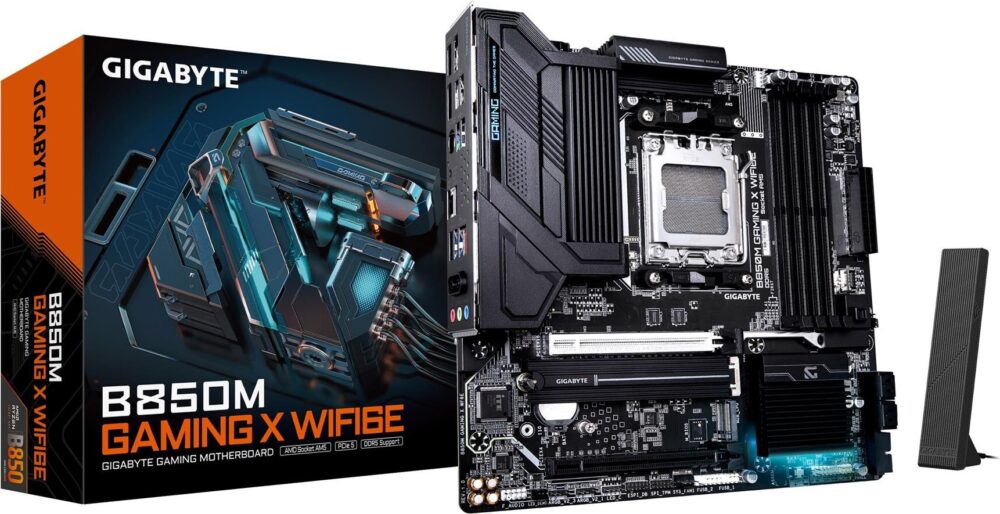 Gigabyte B850M GAMING X WF6E mATX Mainboard - AM5 - DDR5 (B850M GAMING X WF6E)