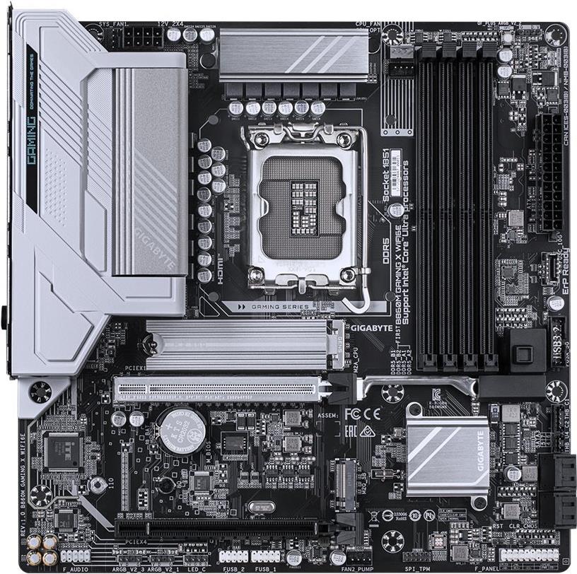 Gigabyte MB GBT Intel 1851 B860M GAMING X WIFI6E - Micro/Mini/Flex-ATX - USB 3.2 (B860M GAMING X WIFI6E)