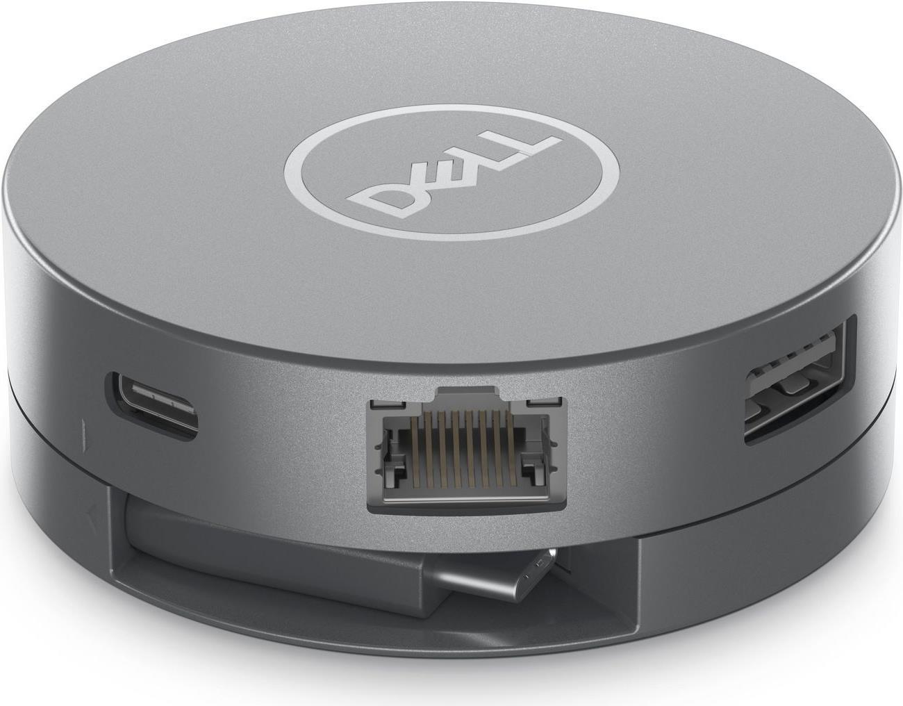 Dell 6-in-1 Multiport Adapter DA305 - Dockingstation - USB-C - HDMI, DP, USB-C - 1GbE (DELL-DA305Z)