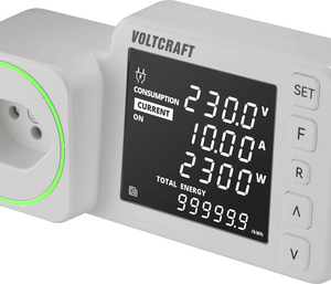 Voltcraft SEM5000 CH DUAL Energiekosten-Messgerät Kostenprognose Alarmfunktion Stromtarif (VC-16107435)
