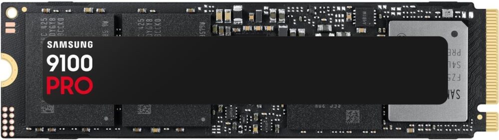 Samsung 9100 PRO SSD NVMe M.2 4TB PCIe 5.0 14.800 MB/s Lesen 13.400 Schreiben Interne (MZ-VAP4T0BW)