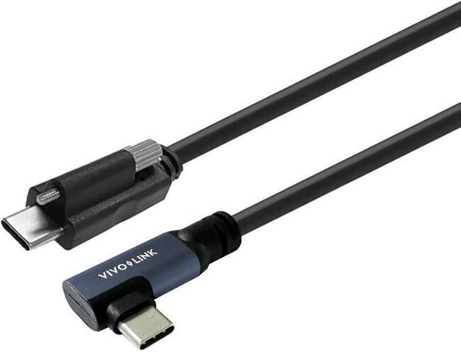 VivoLink USB-C to Angled Cable with lock screw 7m Supports - Kabel - Digital/Daten (PROUSBCMMS7A)