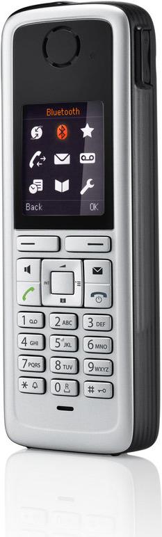 Unify OpenStage M3 Plus - Schnurloses Erweiterungshandgerät - Bluetooth-Schnittstelle - DECT - Schwarz, Silber (L30250-F600-C401)