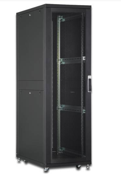 Digitus Unique DN-19 SRV-42U-B-1 - Schrank - Schwarz, RAL 9005 - 42U - 48,3 cm (19") (DN-19 SRV-42U-B-1)