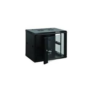 Intellinet - Wandschrank - Schwarz, RAL 9005 - 6U - 48,3 cm (19") (711739)