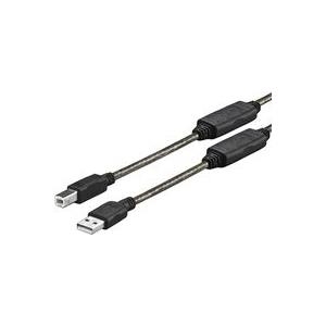 VivoLink PROUSBAB20 20m USB A USB B Schwarz USB Kabel (PROUSBAB20)