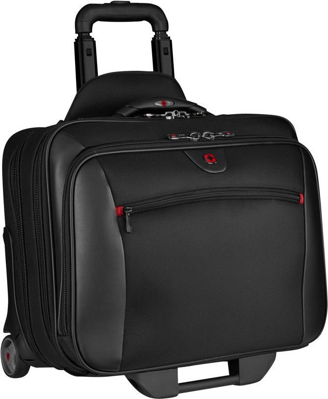 Wenger POTOMAC 2-Piece Business Set with Comp-U-Roller - Notebook-Tasche - 43,2 cm (17") - Schwarz - mit 15.4" Laptop Case (600661)