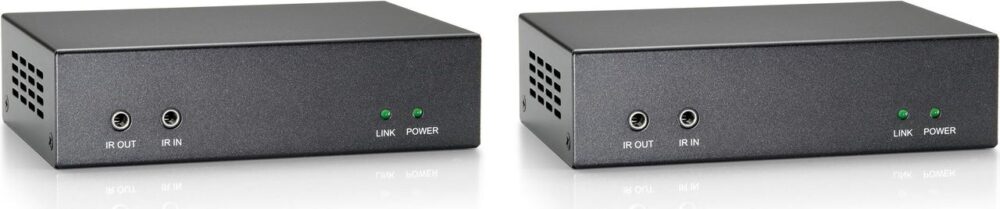 LevelOne HVE-9200P HDMI O.CAT.5 EXT.KIT HDMI-über-Cat-5-Verstärkerset, HDBaseT, 100m, 802.3af PoE, IEEE-802.3af PoE kompatibel zur einfachen Verwendung und Installation,Built-in EDID Hotplug Detection (59092503)