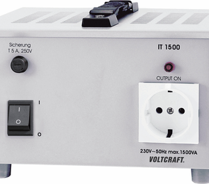 Voltcraft IT-1500 Universal Labor-Trenn-Transformator 1500 VA 230 V/AC, Trenntrafo (IT-1500)