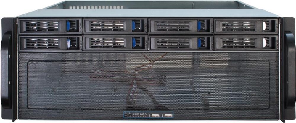Inter-Tech IPC 4U-4408 - Rack-Montage - 4U - E-ATX / SSI EEB - keine Spannungsversorgung (ATX) - USB (88887191)