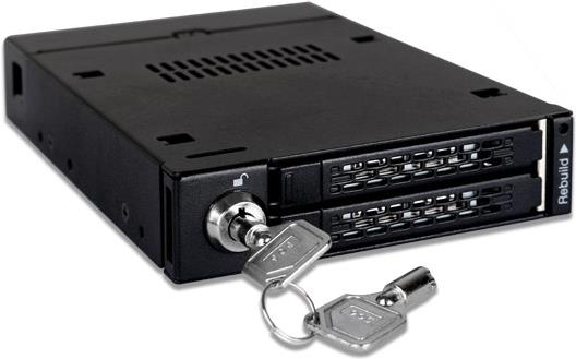 ICY Dock ToughArmor - Gehäuse für Speicherlaufwerke - 2.5" (6,4 cm) - mattschwarz (MB992SKR-B)