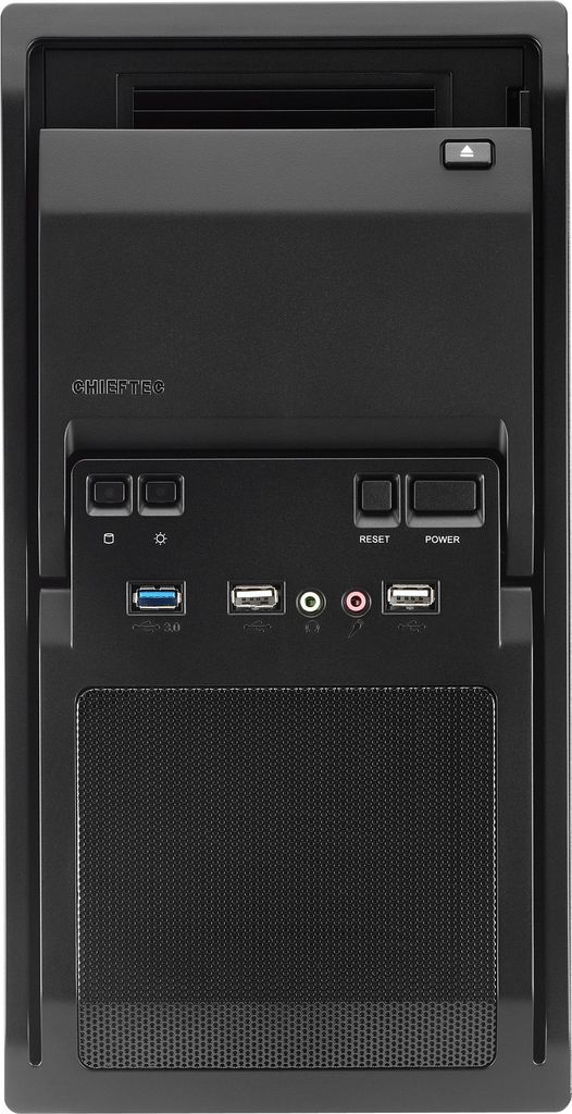 Chieftec LIBRA Series LT-01B - Tower - micro ATX 350 Watt - Schwarz - USB/Audio (LT-01B-350GPB)