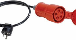 16 A CEE-Kupplung auf Schutzkontaktstecker Passend für Details VDE 0701/0702 (044122)