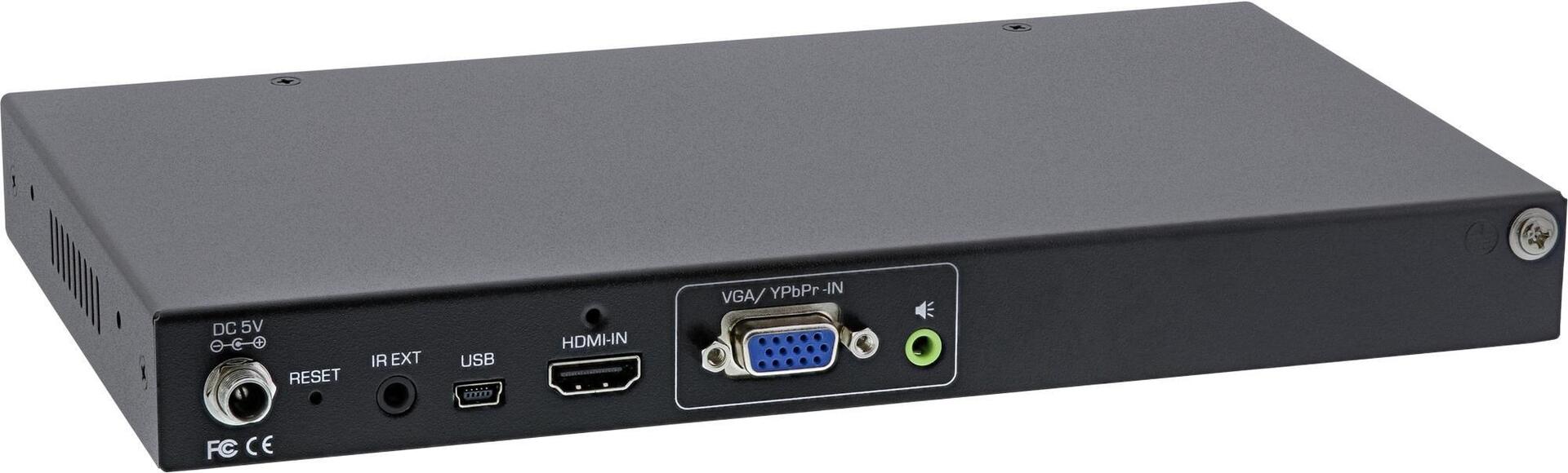 InLine HDMI Videowand Verteiler 1 auf 9, Full-HD - Video/Audio-Schalter - 9 x HDMI - Desktop (57839I)