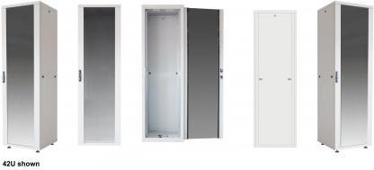 Intellinet - Basic - Schrank - Netzwerkschrank - Grau, RAL 7035 - 42HE - 48,3 cm (19") (715416)