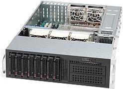 Supermicro SC835 TQC-R1K03B - Rack-Montage - 3U - Erweitertes ATX - SATA/SAS - Hot-Swap - Schwarz