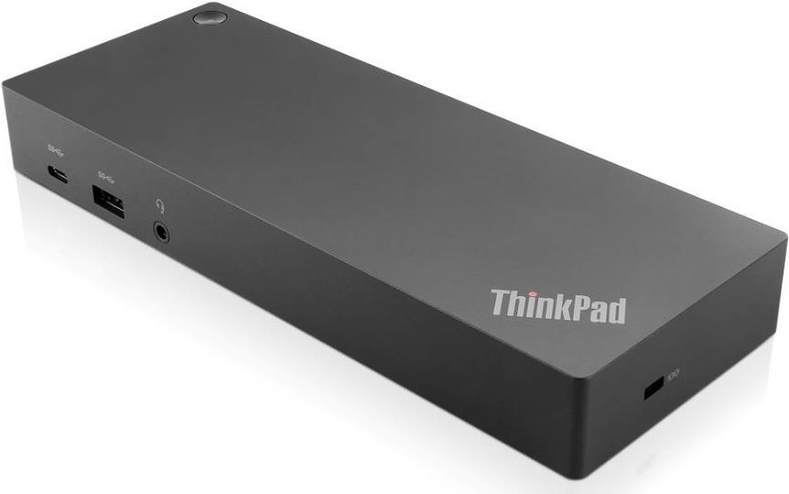 Lenovo 03X7469 Notebook-Dockingstation & Portreplikator Verkabelt USB 3.1 (3.1 Gen 2) Type-C Schwarz (03X7469)