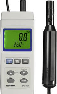 VOLTCRAFT DO-101 Sauerstoff-Messgerät 0 - 20 mg/l Wechselbare Elektrode, mit Temperaturmessfunktion (VC-8341620)