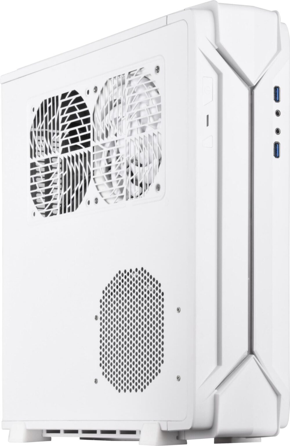 SilverStone Raven RVZ03-ARGB - Tower - Mini-ITX - ohne Netzteil (ATX / PS/2) - weiß - USB/Audio (SST-RVZ03W-ARGB)
