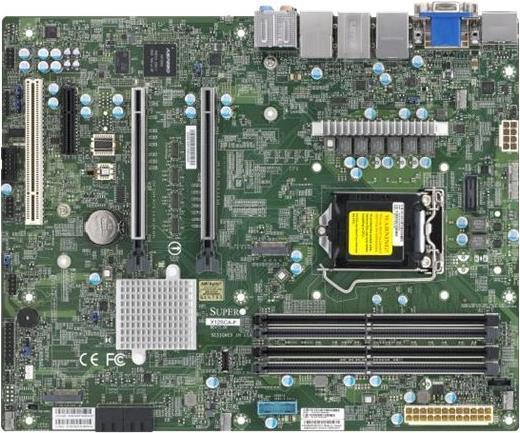 Super Micro SUPERMICRO X12SCA-F - Motherboard - ATX - LGA1200-Sockel - W480 Chipsatz - USB-C Gen2, USB 3,2 Gen 1, USB 3,2 Gen 2 - Gigabit LAN, 2,5 Gigabit LAN - Onboard-Grafik - HD Audio (MBD-X12SCA-F-B)